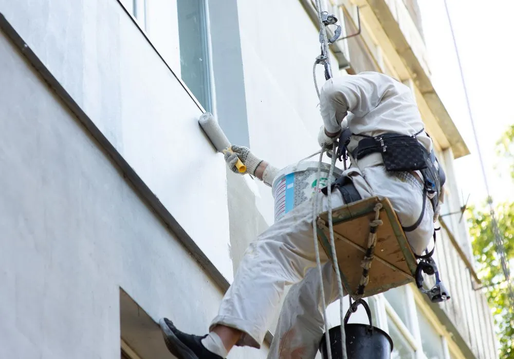 Exterior commercial painting