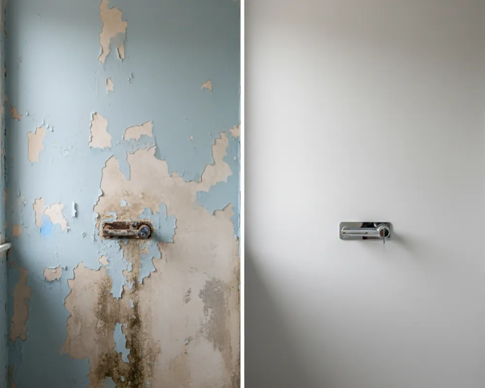 bathroom tile painting