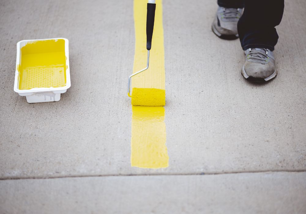 painting new concrete